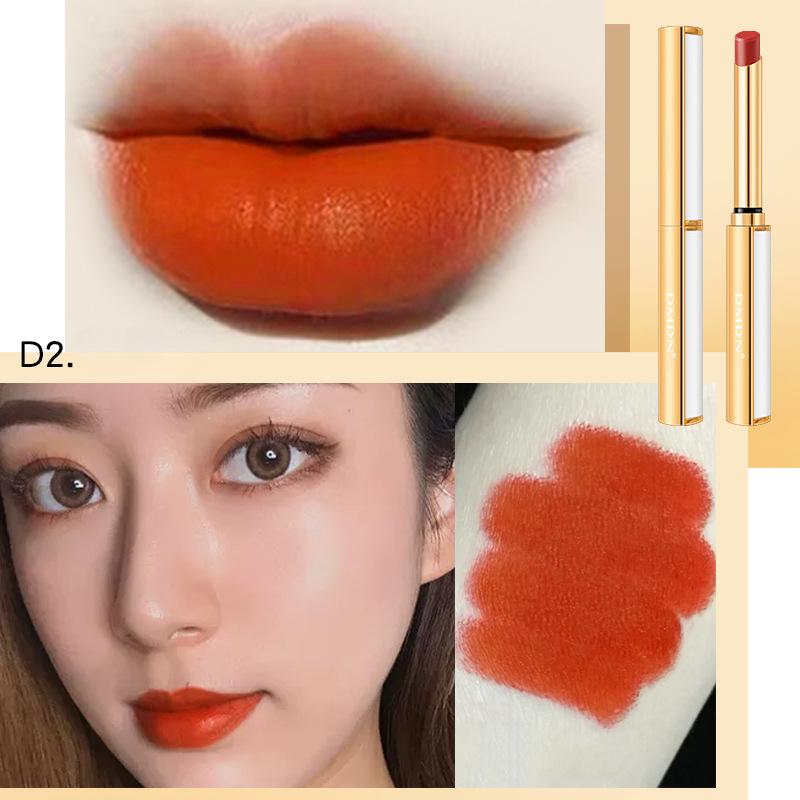 Sheepskin Tube Lipstick Matte Velvet Lipstick Not Easy To Fade Lipstick Makeup