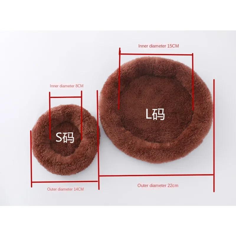 Hamster Nest Mat Small Pet Nest Arctic Velvet Warm Cotton Nest Pad Hamster Hedgehog Dragon Cat Rabbit Pet Mat Guinea Pig Cage