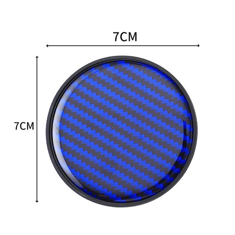 Car Water Coaster Cup Carbon Fiber PVC Coaster Mat Non-slip Accessories For BMW E30 E34 E36 E39 E46 E52 E53 E60 E61 E62 E70 E71 APV5