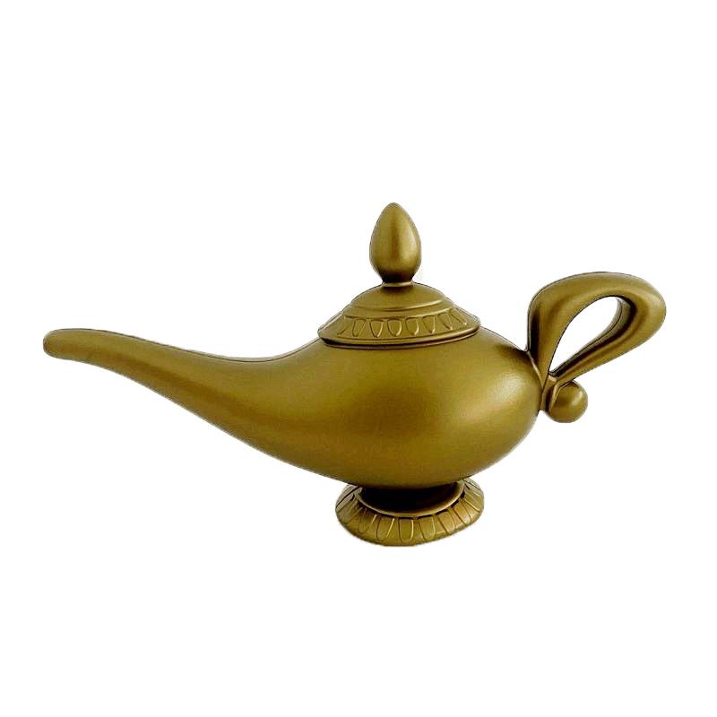 

1 шт. Пластиковый чайник украшение вечеринка «Арабские ночи» очаровательный джинн свет орнамент реквизит для фото пластиковый Хэллоуин 1pcs