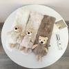 New Plush Scarf Autumn and Winter Warm Student Cute Female Korean Version Ins Fashion Bear Furry Scarf