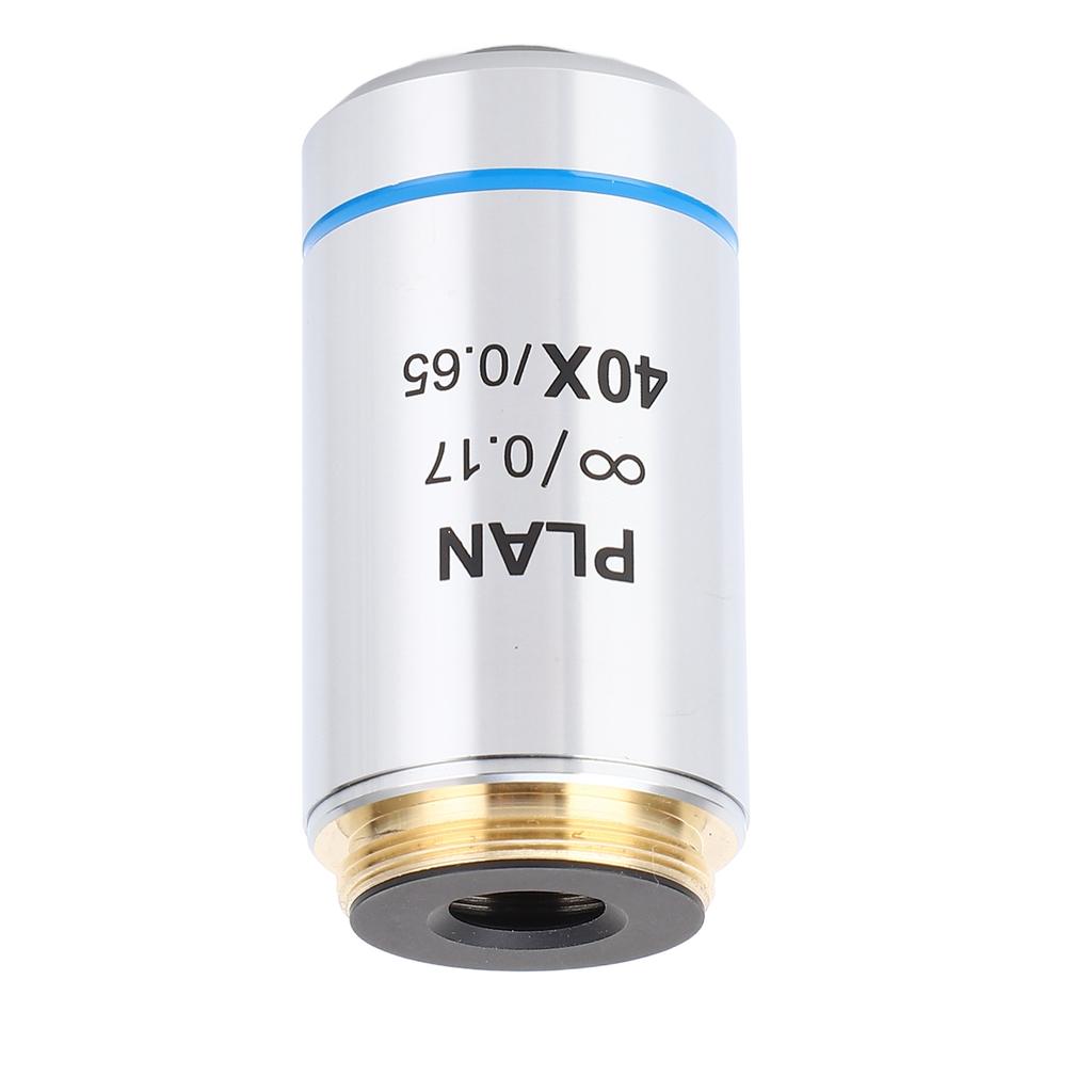 Infinity Objective Lens 40X Wide Viewing High Transmittance 195 Microscope Objective Lens