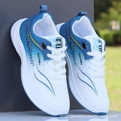 Men's Shoes Summer New Mesh Breathable Casual Shoes Light Casual Versatile Soft Sole Deodorant Sports Shoes Running Trendy Shoes