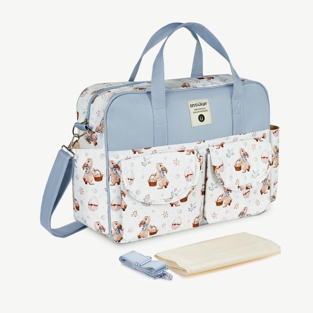 Multi-pocket Single Shoulder Mommy Bag Lightweight Baby Nappy Bag Fashion Maternity Handbag