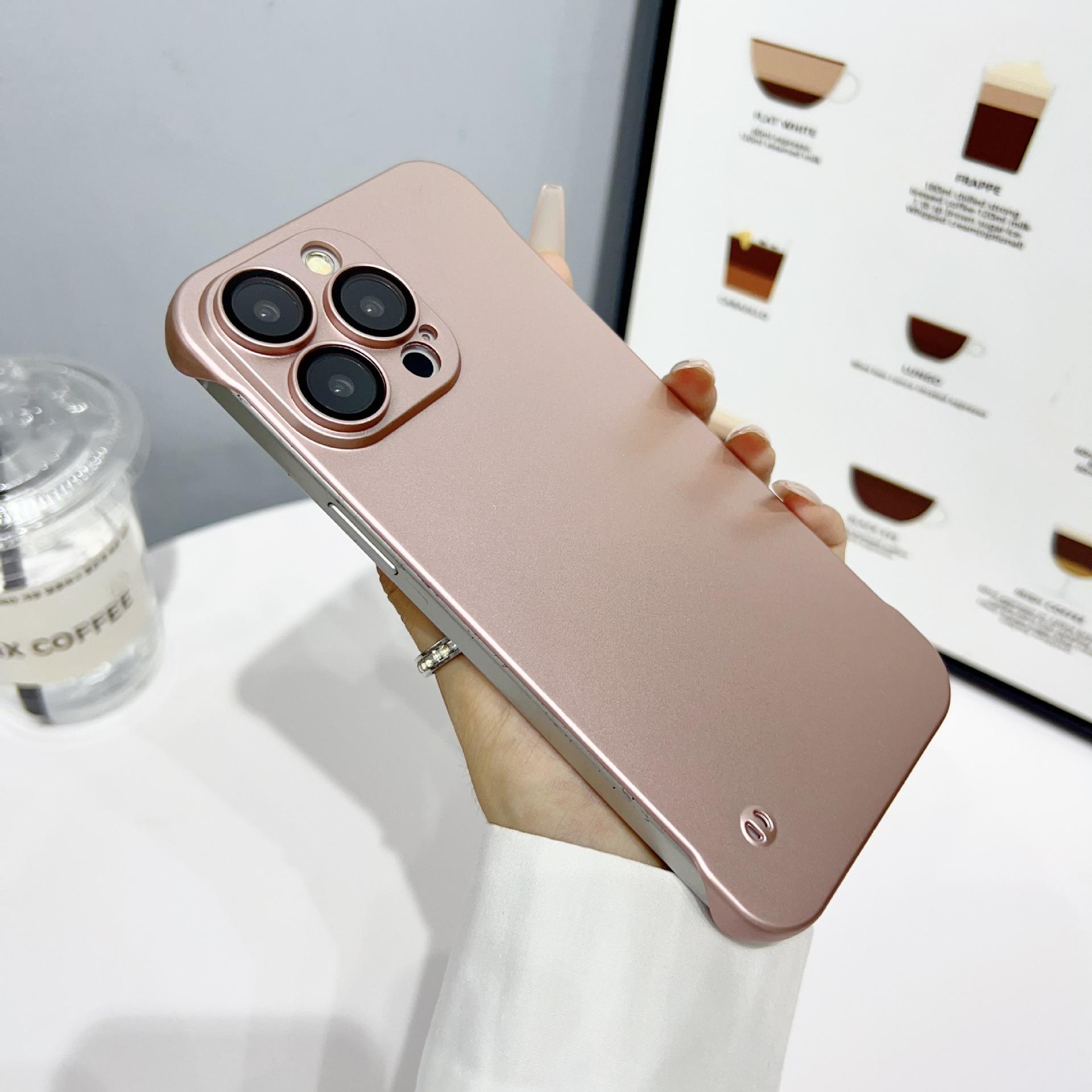 

Подходит для чехла для мобильного телефона iPhone 15 Матовый безрамочный Apple 16 Promax Защитный чехол 14/13 Защита от отпечатков пальцев iPhone11Promax