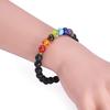 Healing Bracelet of the 7 Chakras In Natural Stones for Women