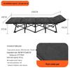 Portable Folding Single Bed for Office, Camping, or Outdoor Use