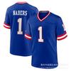 Wholesale NFL Giants Jersey Embroidered Rugby Jersey 1 #8 #JONES 26 #BARKLEY 56 #44 #