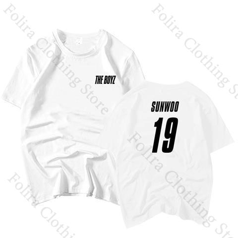 THE BOYZ Album The First Printing Tshirt for Fans Summer Tops Short Sleeve Tee Women Clothing Womens Tshirt Daily T Shirts