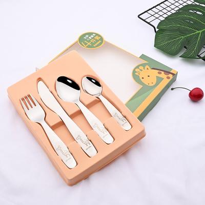 Cartoon Schöne Besteck Messer Gabel Abendessen Sets Kinder Geschirr Besteck Set 18/10 Edelstahl Kinder Besteck Geschirr