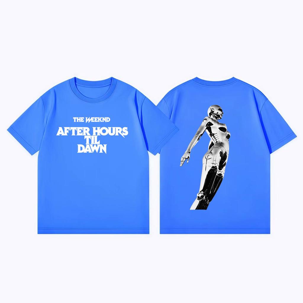 The Weeknd After Hours Til Dawn Tour 2026 Graphic T Shirts Harajuku Hip Hop Short Sleeve Tshirt Unisex Fashion Casual Tshirts