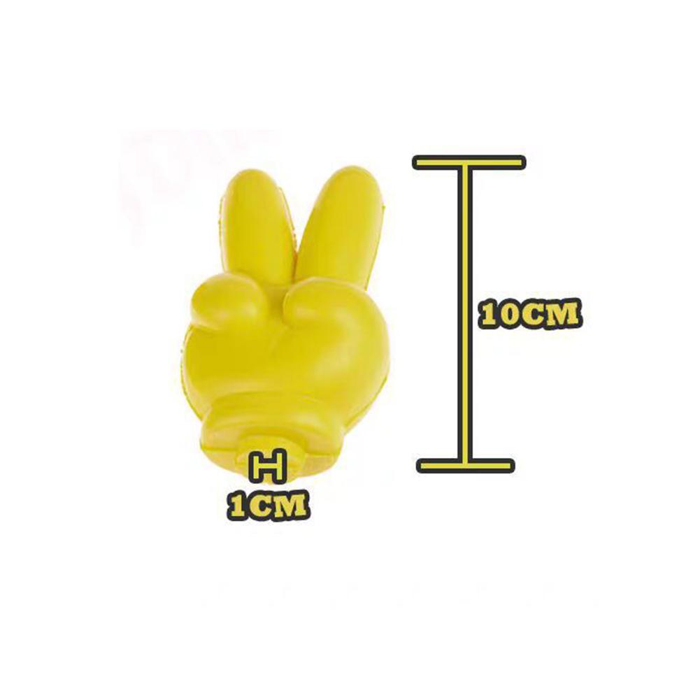 1PCS Universal Car Antenna Topper Decor Funny Victory Finger Car Styling Roof Ornaments Car Radio Signal Aerials Toppers Decor