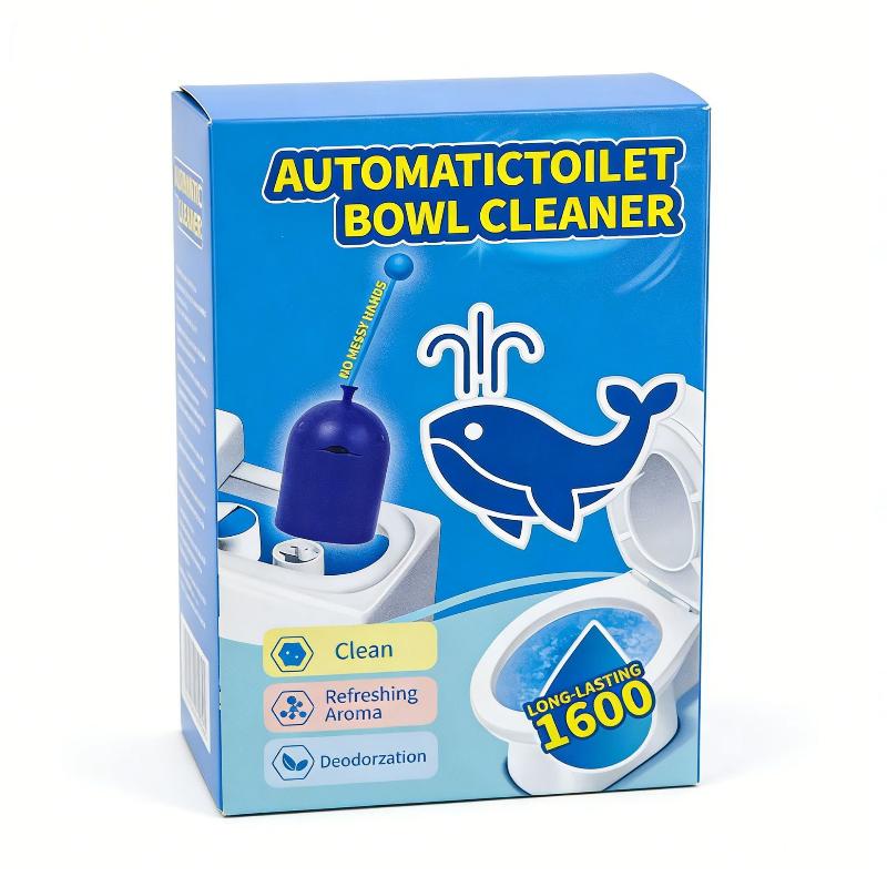 Automatischer Toilettenreiniger "Toilette Wal" Tragbares Flaschendesign Umweltfreundlich für das Familienbadezimmer Toilettenreinigung