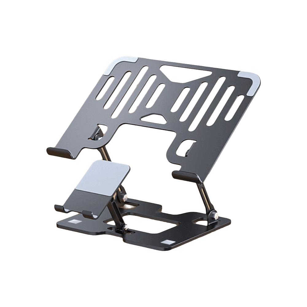 Carbon Steel Laptop Cooling Stand Ergonomic Notebook Rack Laptop Stand Phone Holder  Streaming
