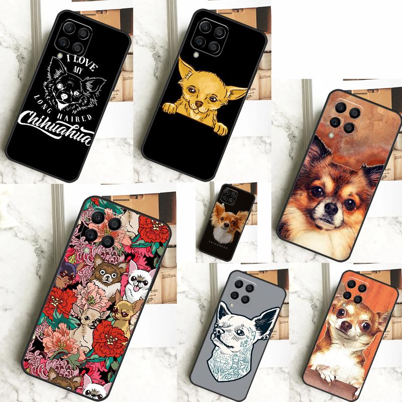 Cartoon Chihuahua Dog For Samsung Galaxy M32 M52 M12 M55 M15 M13 M23 M33 M53 M20 M21 M51 M34 M54 M30s M31s Case