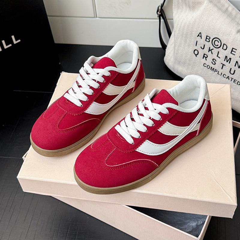 Women's 2025 Fashion Casual Sneakers Comfortable Lace up Flat Shoes Tennis Shoes Zapatillas De Mujer