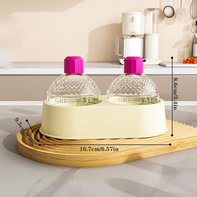 Silicone Ice Ball Molds for Whiskey  Round Makers with Lids Ice Cube Maker for Cocktails, Bourbon, and Drinks Bartender