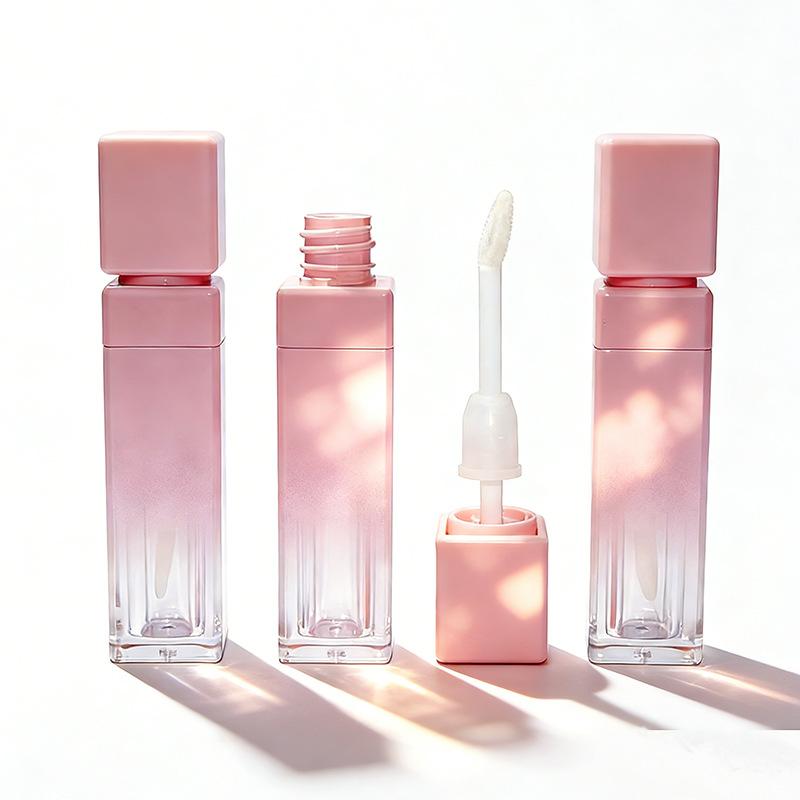 8ml Square Empty Lip Gloss Tube, Lip Plumper Container for DIY Lipstick Lip Balm, Cosmetic Packaging Refillable