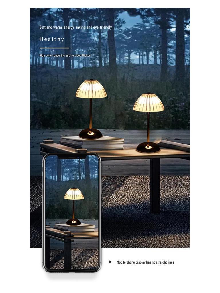 Crystal Retro Bedside Lamp - Luxury Rechargeable Night Light for Master Bedroom