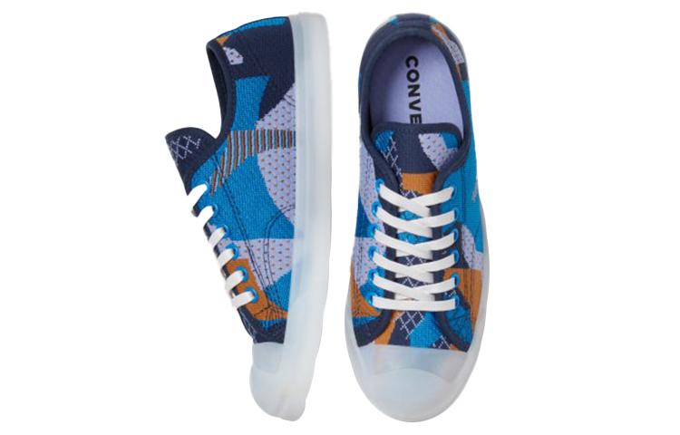 Converse Jack Purcell LP Open Ended Smiley Low Top Skateboard Shoes Unisex Blue Multicolor 570578C