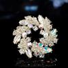 High -End Brooch Round Coat Breast Buckle Women 'S Simple Cardigan Pin Buckle Fixed Corsage Clothes With Accessories