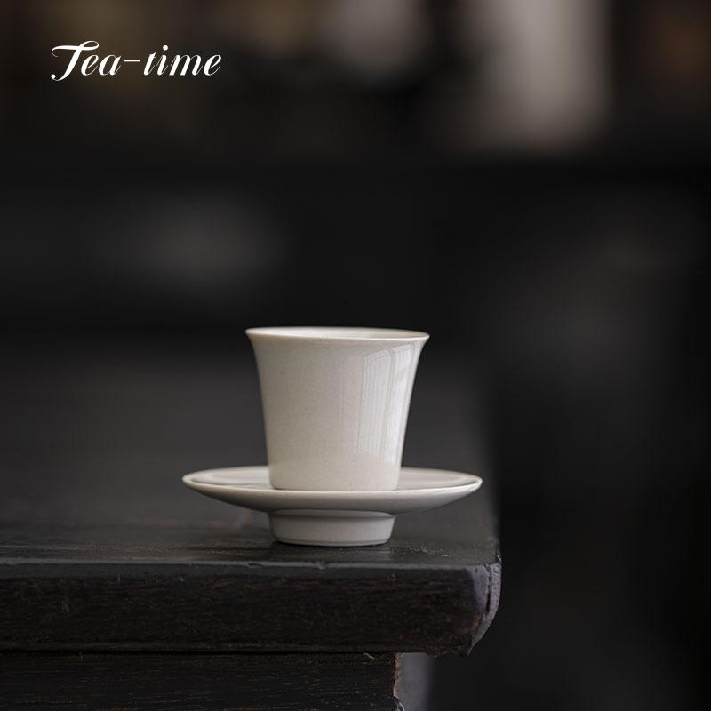 Grass Ash Tea Cup Ceramic Teacup Cups Coaster Tea Pair Japanese Teacups Bowl Beautiful Teacups Mate Puera Maker Unusual Tea Tool