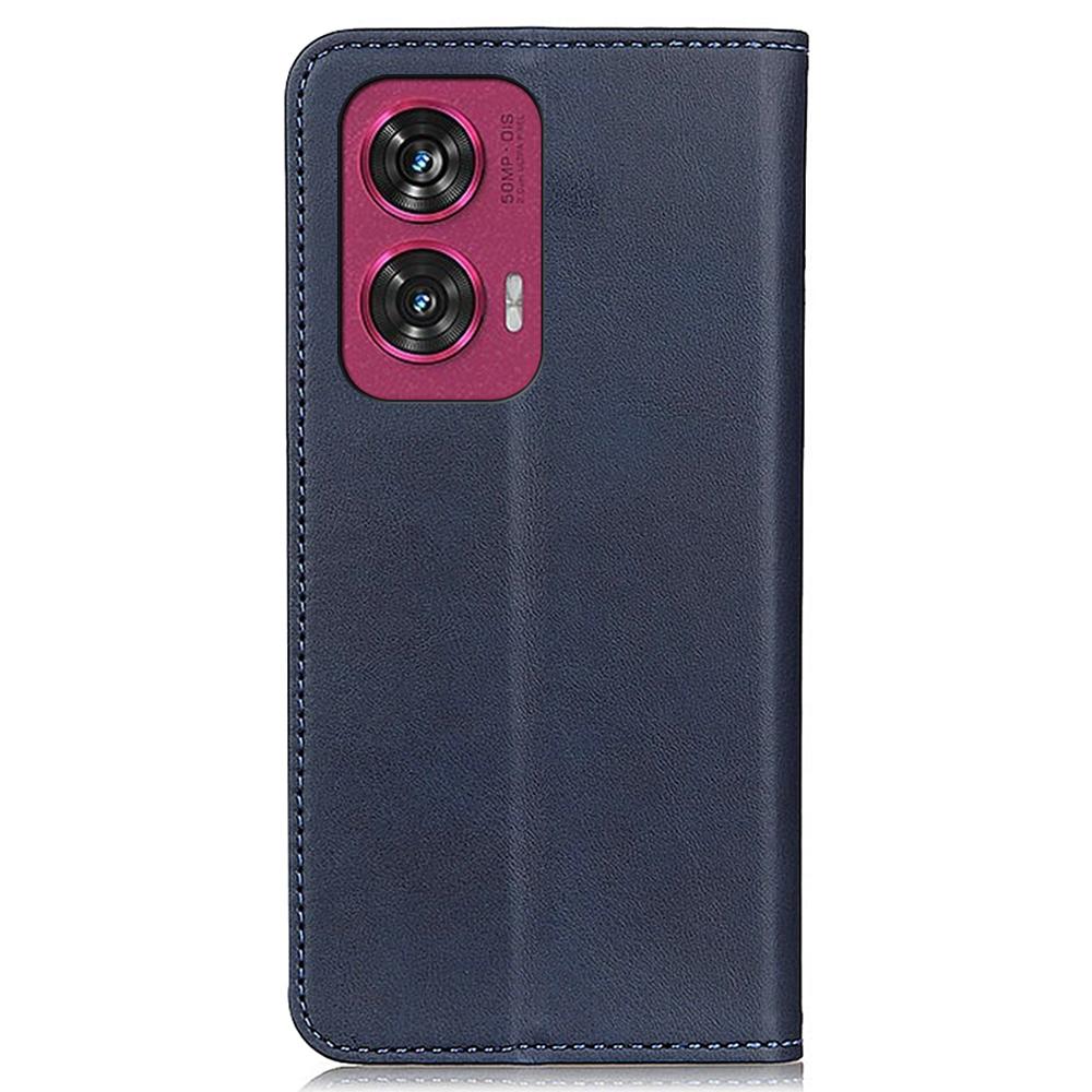 For Motorola Edge 50 Fusion 5G Case Split Leather Wallet Phone Cover Magnetic Closing