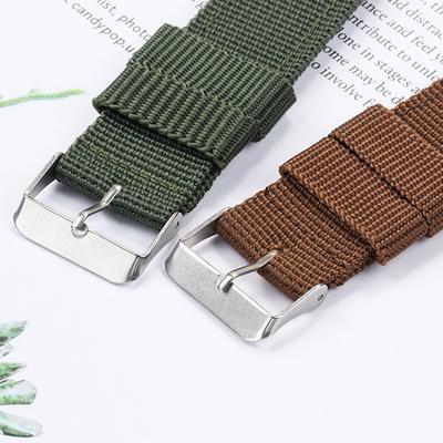 16 18 20 22 24mm Hochwertiges Canvas-Nylon-Uhrenarmband für Huawei WristBand Herren Damen Weiches Sport-Wasserfestes Armband Zubehör