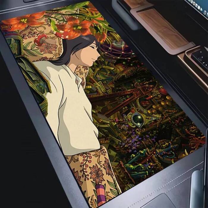 Mouse Pad Anime Scenery Extended Desk Mat Laptop Clouds HHowls Moving CCastle Keyboard Pad PC Gaming Accessories Cute Mousepad