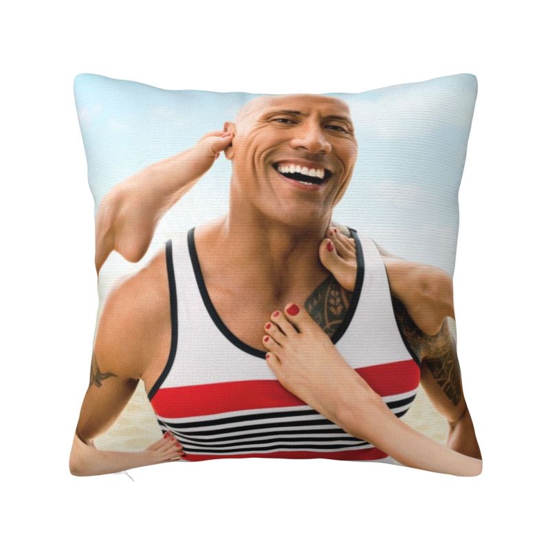 Dwayne The Rock Johnson Collage Cushion Cover X Cm Polyester Soft Throw Pillow Case For Sofa Home Decoration Pillowcase