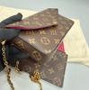 [Usato] Pochette Felicie Monogram Classico Tela Rivestita e Pelle Borsa a Catena Tre-in-Uno - Buono #NSR87
