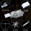 Weihnachten Schneeflocke LED Lichterketten Blinkende Lichterkette Vorhang Lichter Ausgefallene Urlaub Party Neujahr Dekoration