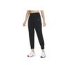 Nike Dri-FIT Breathable Quick-Dry High-Waisted Nine-Point Knitted Sports Pants Women Bottoms Black HQ1580-010