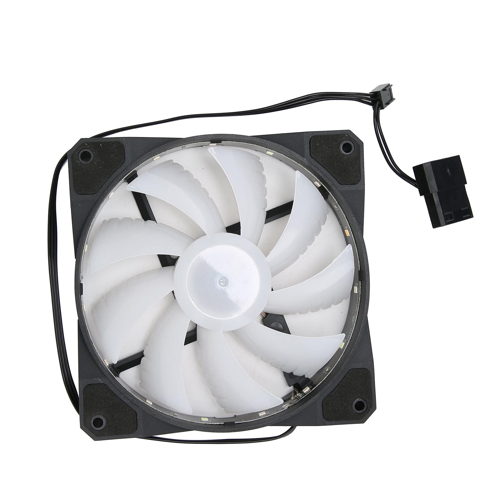 

Cooling Fan Glowing Cool LED 12cm High Volume Shockproof Silent Computer Case