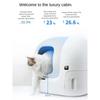 PURA MAX Automatic Cat Litter Box Smart Self-Cleaning Toilet with APP Control for Multiple Large Cats Global Version