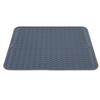 Dish Drying Mat Soft Flexible Rubber Heat Resistant Nonslip BPA Free Eco Friendly Wide Application Dish Drying Pad