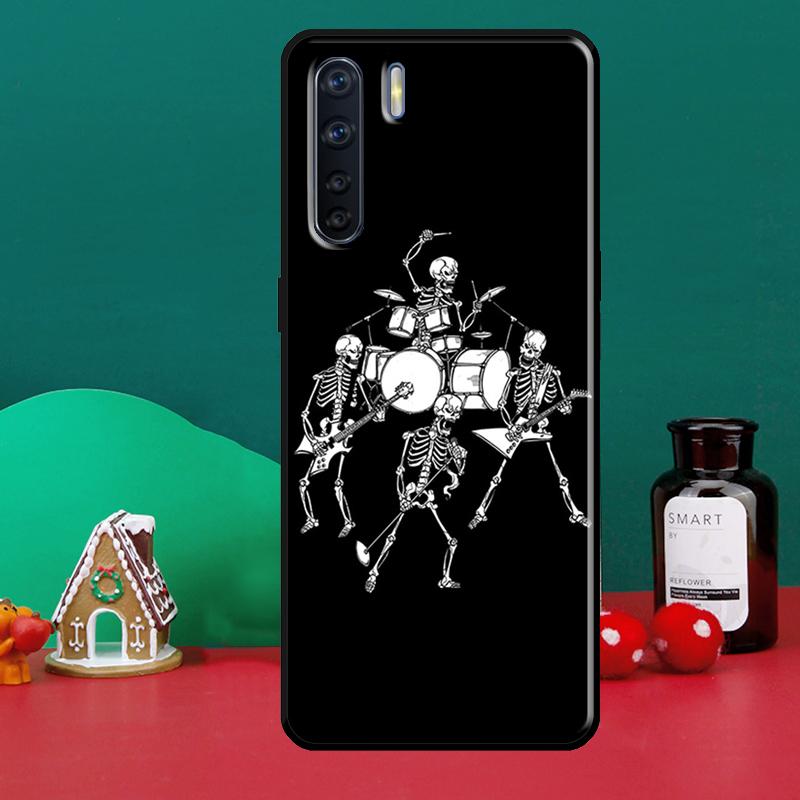 Musical Instrument Drum For OPPO A15 A83 A91 A93 A1K A3S A5S A52 A72 A54 A74 A94 A31 A5 A9 A53S 2020 Phone Case