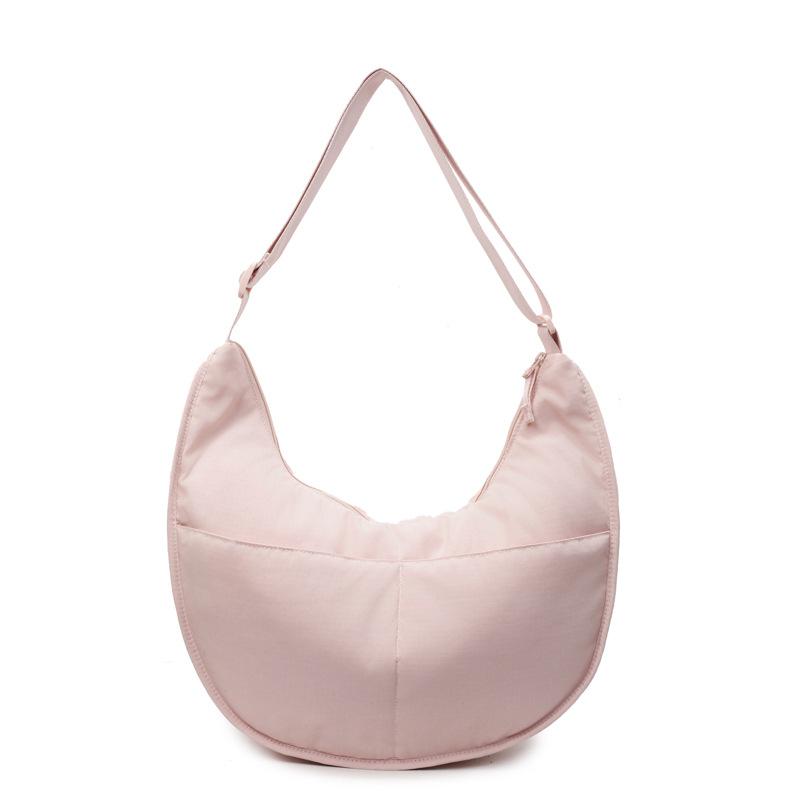 Simple casual dumpling bag large capacity lazy minimalist style shoulder bag street tide and messenger bag women