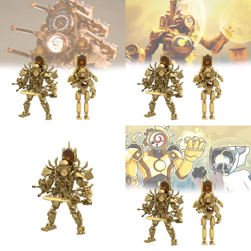 Skibidi Toilet Block Set With Abs Plastic Construction For Creative Building Enthusiasts