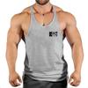 Gilet da Fitness Atletico da Uomo - Traspirante, Spalline Sottili, Cotone, Taglie Forti