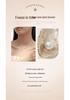 S925 Sterling Silver Round Imitation Pearl Necklace - Women's Trendy French Clavicle Chain