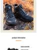 Cross-Border Steel Toe Work Boots: Anti-Smash, Anti-Puncture, High-Top Ankle Support for Men's Comfort and Durability.
