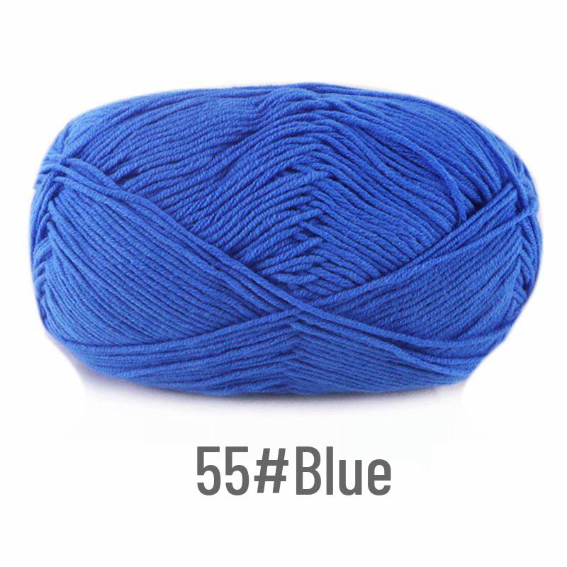 Suhe 4-Ply Combed Milk Cotton Yarn for Crochet & DIY Knitting Projects