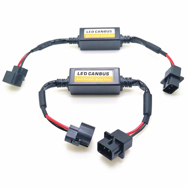 Error Free Resistor Anti-Flicker Harness Bulbs Resistor LED Decoder H1 H4 H7 9005 9006 9012 LED Adapter Warning Error Canceller