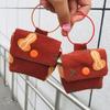 Earphone Bag Embroidered Pumpkin Retro Handmade Cloth Bag AirPods Earphone Storage Cover AirPodspro 2nd Generation Third Generation