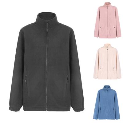 Fleece-Oberbekleidungsmäntel mit Reißverschluss für Herren Winter Warm Lässige Pulloverjacken Paarmode Sportbekleidungsmantel