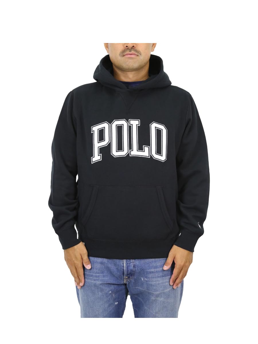 

Polo Ralph Lauren POLO Logo Pullover Sweatshirt Size Black Men s V-Gassette Hoodie, M, (Product Code 01020034) чёрный