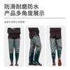 Green Plus Long Tube Wading Shoes Rice Planting Rain Shoes Non-slip Fishing Rain Boots Shoes Knee High Launching Shoes Half Body Water Shoes