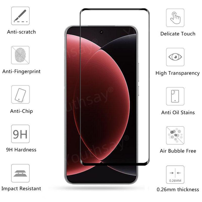 Xiaomi 15 Ultra İçin Tam Kaplama Cam Xiaomi Mi 15 Ultra İçin Temperli Cam Ekran Koruyucu Telefon Lens Filmi Xiaomi 15 Ultra İçin