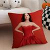 New Fashion Chinese Star ZZhang Jingyi Cushion Cover Throw Pillow Cover Hidden Button Durable Polyester Chair Cushion